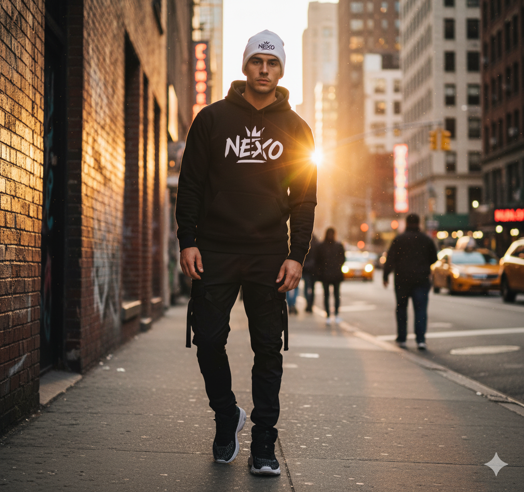 AI enhanced fashion lifestyle shot